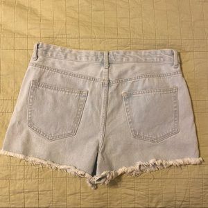 Jean shorts cut off